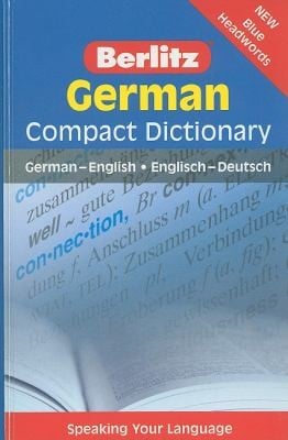 German Compact Dictionary Germanenglish Englischdeutsch
