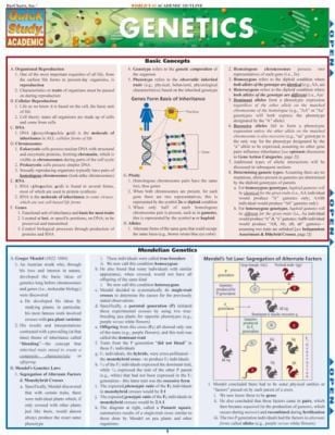 Genetics Laminate Reference Chart
            
                Quickstudy Academic
