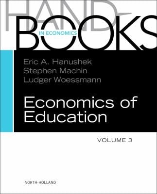Handbook of the Economics of Education Volume 3
            
                Handbooks in Economics NorthHolland
