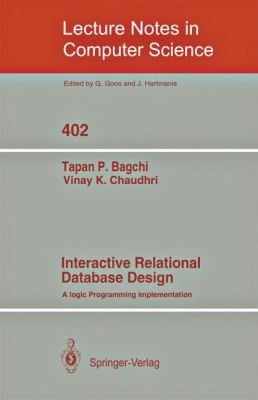 Interactive Relational Database Design A Logic Programming Implementation