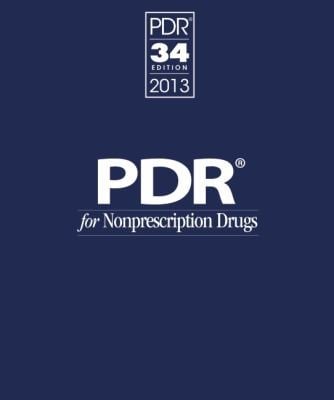 PDR for Nonprescription Drugs 2013