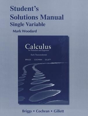 Calculus For Scientists And Engineers Early Transcendentals Single Variable