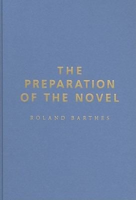 The Preparation of the Novel
            
                European Perspectives A Series in Social Thought  Cultural Criticism Hardcover