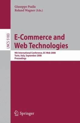 ECommerce and Web Technologies
            
                Lecture Notes in Computer Science