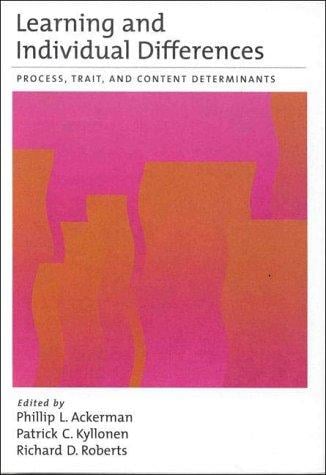 Learning and individual differences