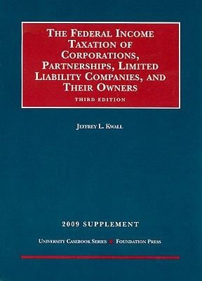 The Federal Income Taxation of Corporations Partnerships Limited Liability Companies and Their Owners
            
                University Casebook