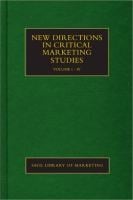 New Directions In Critical Marketing Studies