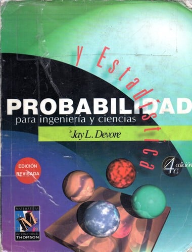 Probabilidad y estadística para ingeniería y ciencias