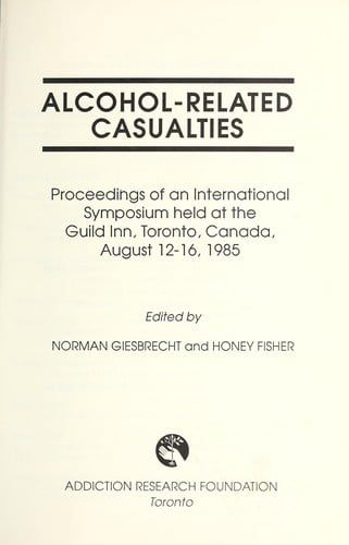 Alcohol-related casualties