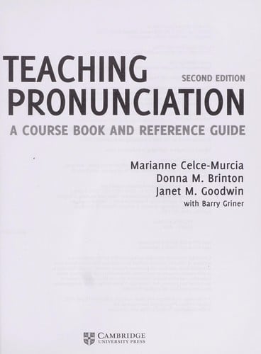 Teaching pronunciation