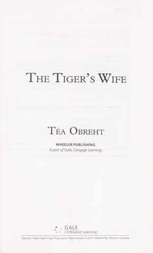 The tiger's wife