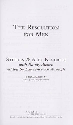 The resolution for men