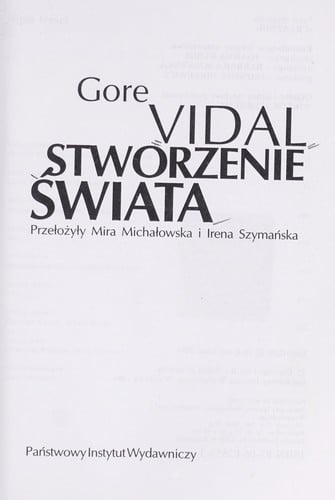 Stworzenie s wiata