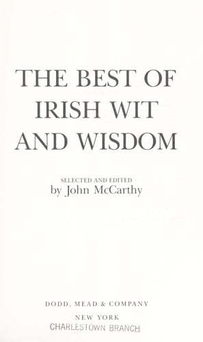 The Best of Irish wit and wisdom