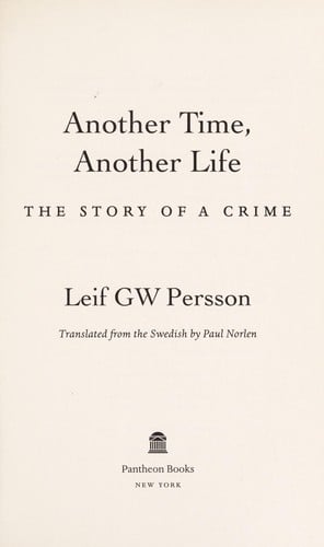 Another time, another life
