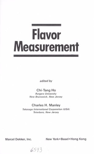 Flavor measurement