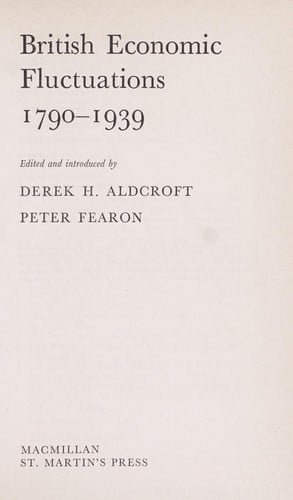 British economic fluctuations, 1790-1939