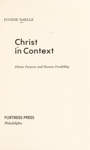 Christ in context