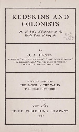 Redskins and colonists