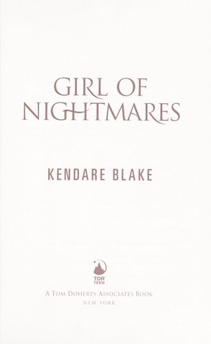Girl of nightmares