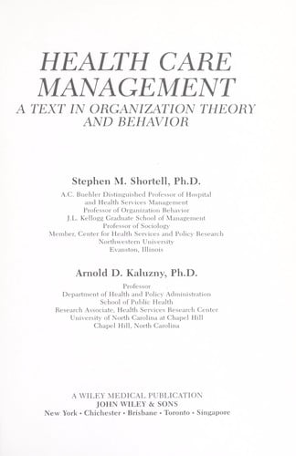 Health care management