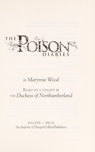 The poison diaries