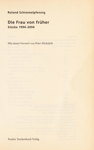 Die Frau von früher