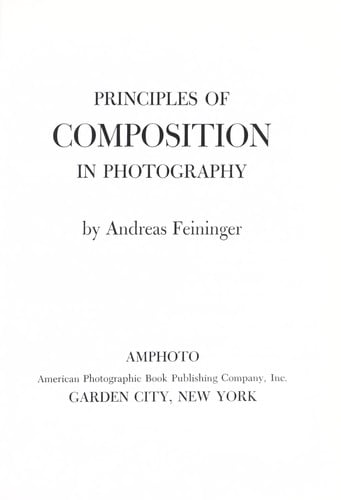 Principles of composition in photography