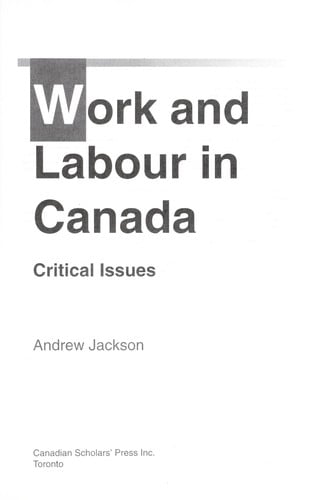 Work and labour in Canada