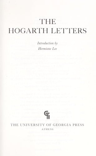 The Hogarth letters