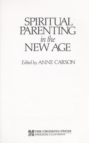 Spiritual parenting in the New Age