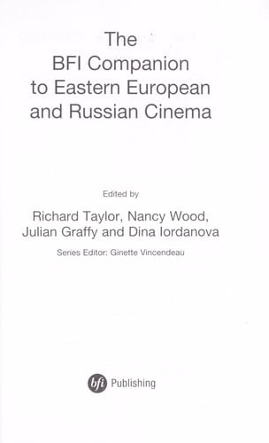 The BFI companion to Eastern European and Russian cinema