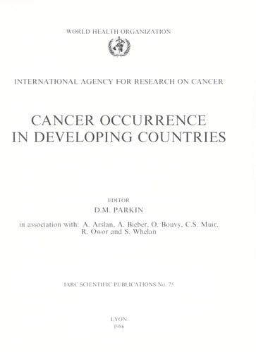 Cancer occurrence in developing countries