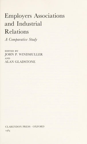 Employers associations and industrial relations