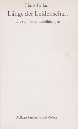 Länge der Leidenschaft