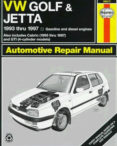 VW Golf & Jetta automotive repair manual