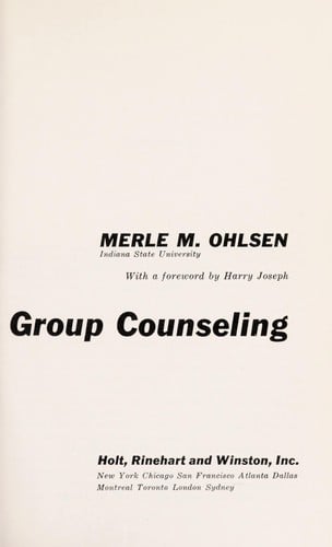 Group counselling