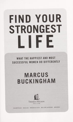 Find Your Strongest Life