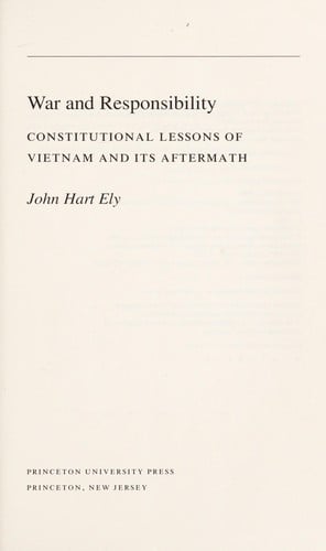 War and responsibility