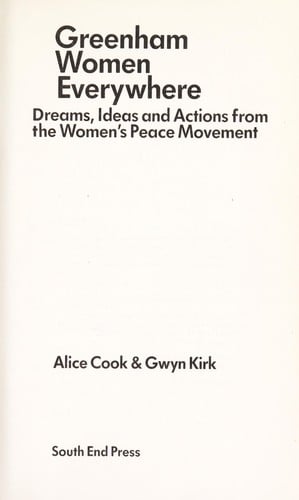 Greenham women everywhere