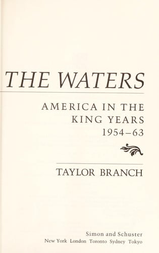 Parting the waters