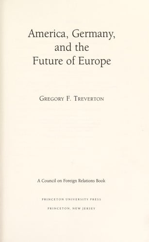 America, Germany, and the future of Europe
