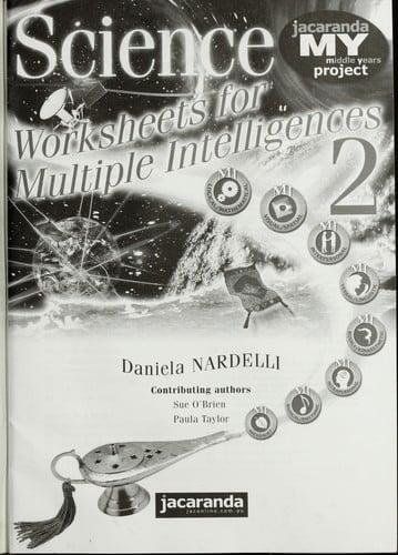 Science worksheets for multiple intelligences 2