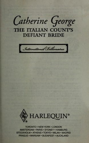 The Italian Count's Defiant Bride