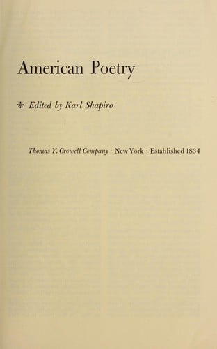 American poetry