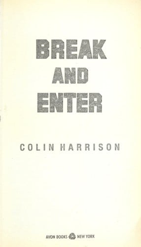 Break and enter