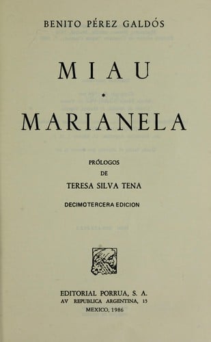 Miau ; Marianela