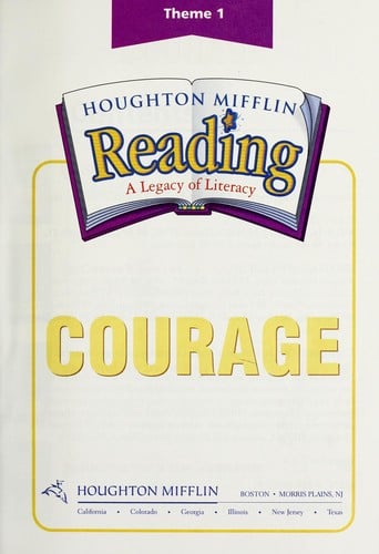 Houghton Mifflin reading