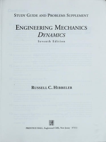Study guide and problems supplement, Engineering mechanics--dynamics