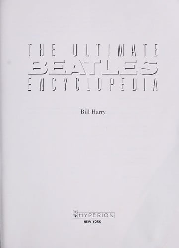 The Ultimate Beatles Encyclopedia